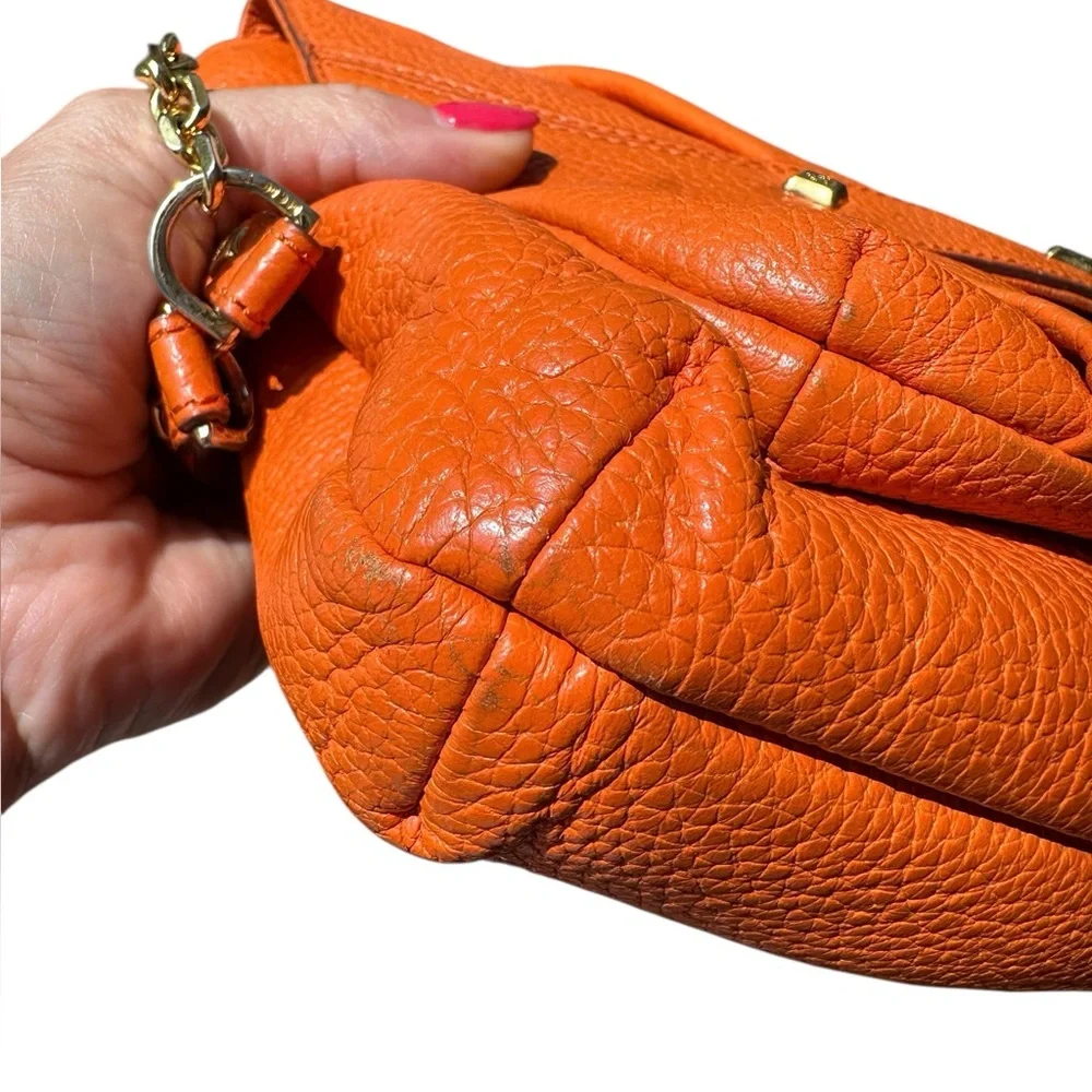 Authentic MCM Leather Two-way Studded Crossbody/Shoulder Bag